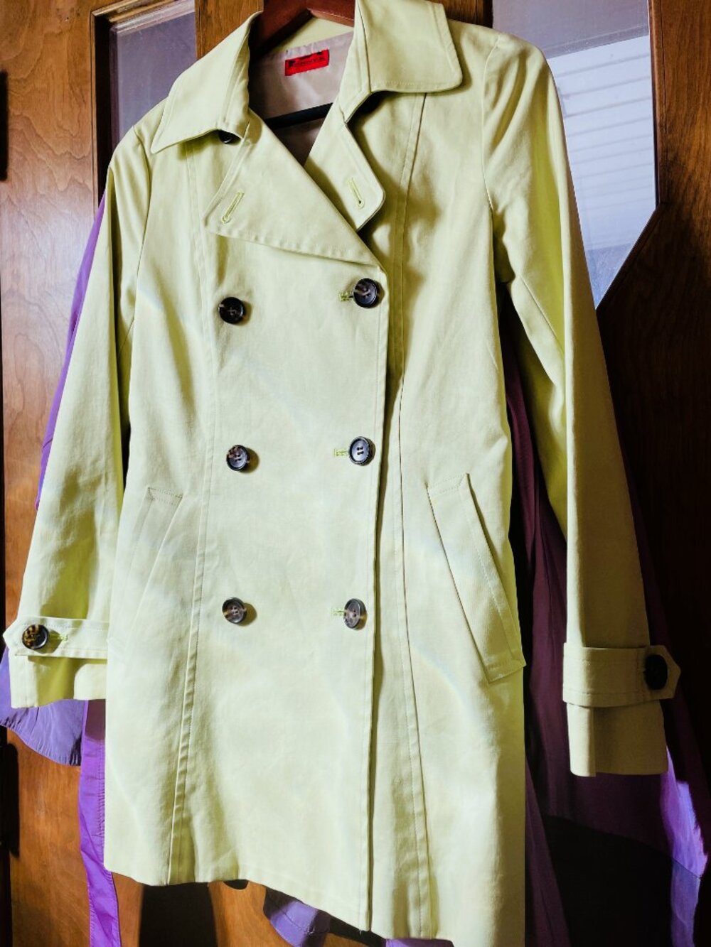 Straight Slimline RENNY K Jacket, Japan, Japanese Streetwear. Trench Coat Fits S